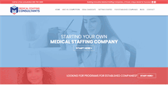 Desktop Screenshot of medstaffconsultants.com